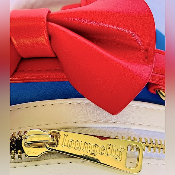 SALE - Loungefly Disney Snow White Bow Handle Backpack - Picture 11 of 14